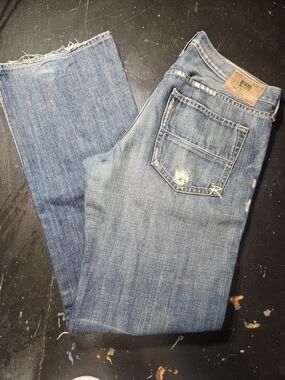 Ruehl No.925 Light Blue Straight-Leg Jeans